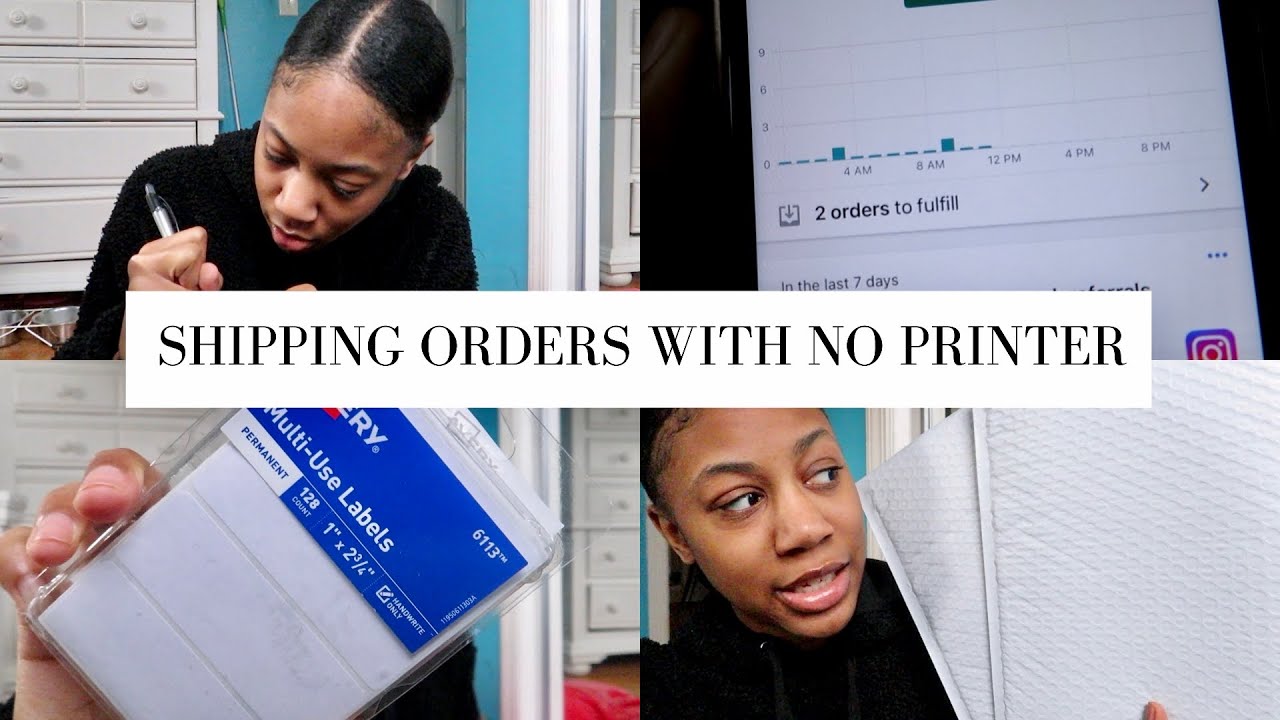how to handwrite a shipping label